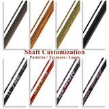 Customizable Pure/Mixed Carbon Arrows 300-800 Spine Shafts with Feather and Field Tip Shooting Practice