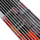 Customizable Pure/Mixed Carbon Arrows 300-800 Spine Shafts with Feather and Field Tip Shooting Practice