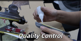 Custom Archery Arrow Fletching Jig with Straight and Helical Clamps DIY Arrow Feather Tool (Plastic/Metal)
