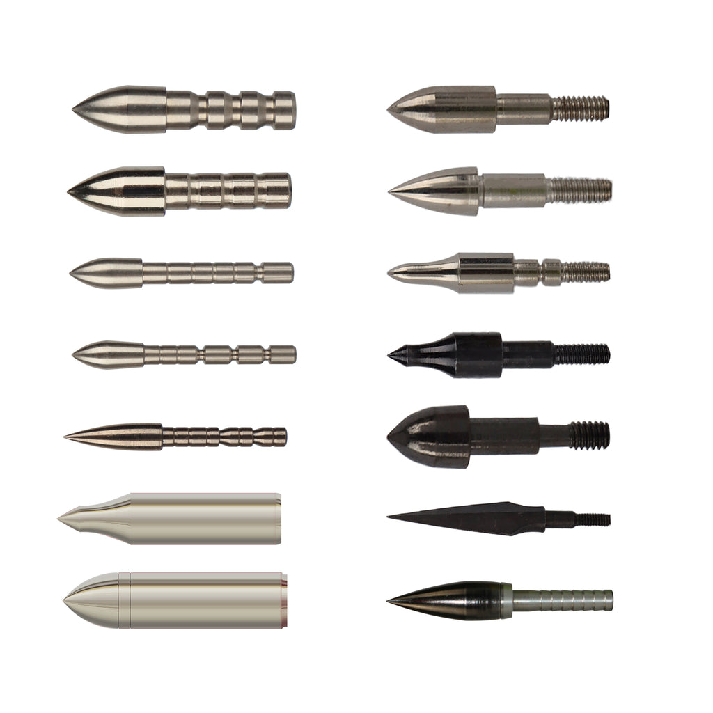 ODM/OEM Screw-in Arrowhead Stainless Steel Tips with Custom Size