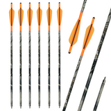 Archery Carbon/Aluminum 16-22 inch ID 7.6mm Crossbow Bolts Outdoor Hunting Sports ODM/OEM