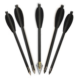 Pure/Mixed Carbon Archery 6 Inch Bolts with Broadhead for Crossbow Outdoor Hunting Practice
